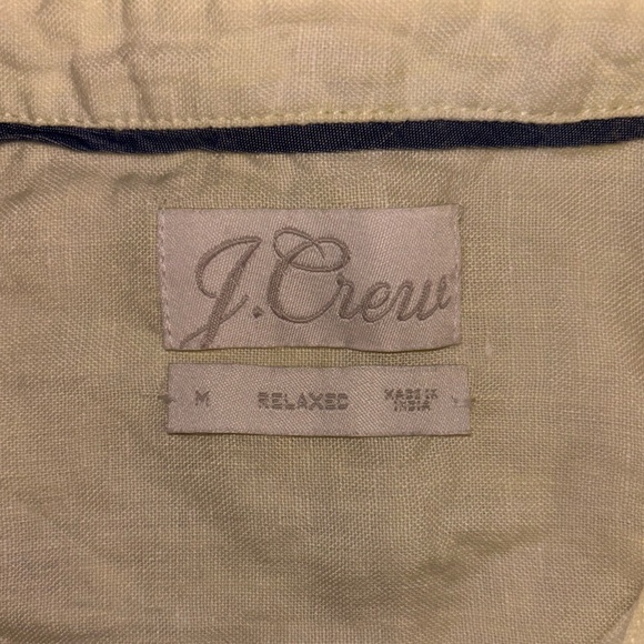 Relaxed-fit Baird McNutt Irish linen shirt Lemon Chiffon size medium - Picture 4 of 5